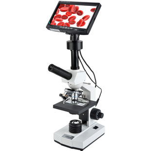 SAGA萨伽一滴血检测仪高倍光学电子生物显微镜专业版看血液细胞螨虫细菌医学实验精子高清显示屏10000倍台式