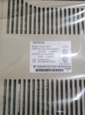 议价安川驱动器SGDE-02AP 全新质保一年现货包邮欢迎询价