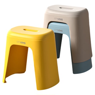 禧天龙塑料凳子垫脚凳浴室防滑矮凳家用凳板凳卫生间儿童换鞋凳