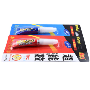Waloc 蚀刻片胶水 CA瞬间快干胶水 (啫喱状/液体状) 3g