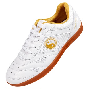 太极鞋女真皮牛筋底秋冬季武术鞋八段锦练功鞋太极拳鞋运动鞋男士