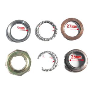 适用电动车摩托车钢碗方向柱轴承 前叉轴承巧格鬼火中沙压力轴承