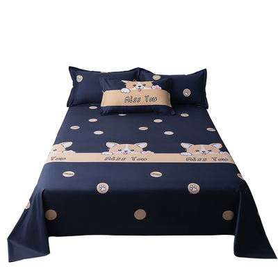 水洗棉床单单件学生宿舍