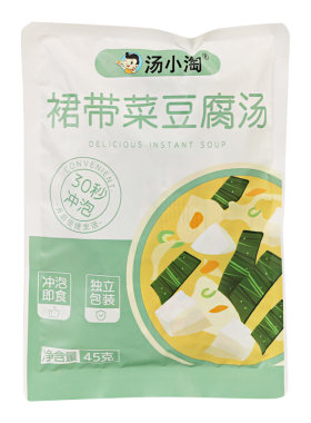 汤小淘裙带菜豆腐汤小包装调料包