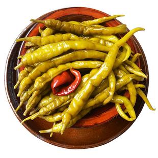 湖南农家自种老坛酸辣椒酸豆角泡海椒青辣子香辣脆嫩坛子味腌辣椒