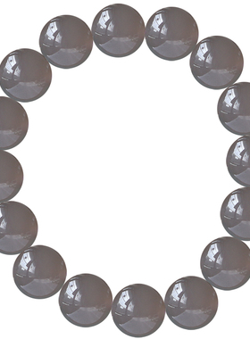 天然和田玉葡萄紫12mm手串