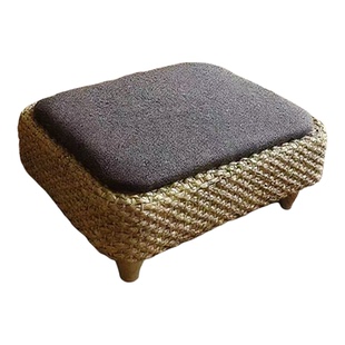 蒲团藤编拜佛垫跪拜垫家用打坐禅修坐垫道家佛家跪拜垫子方形地垫