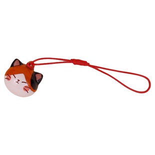 水音铃铛挂件可爱卡通猫猫头原创设计钥匙扣手机背包饰品生日礼物