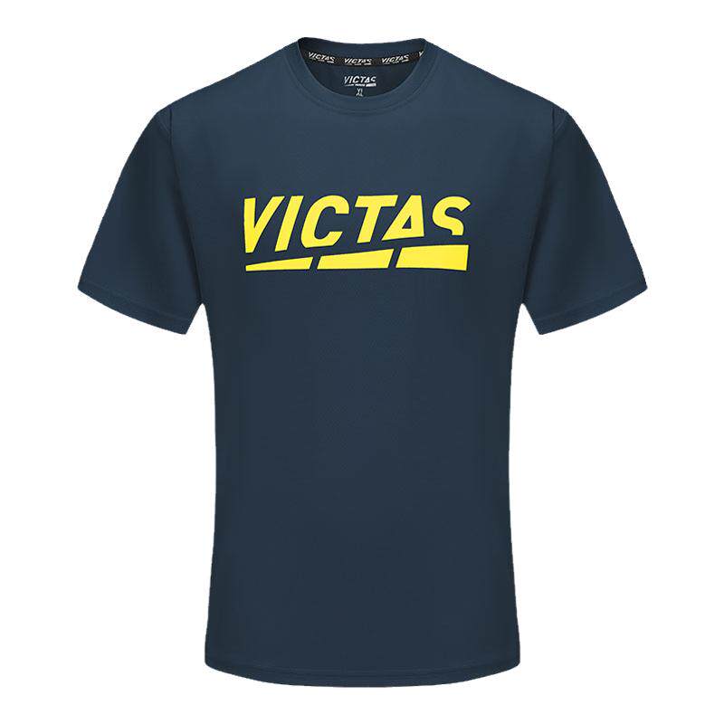 VICTAS维克塔斯乒乓球T恤衫圆领短袖运动衣服文化衫086507
