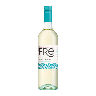 fre无醇葡萄酒舒特轻舞灰皮诺白750ml聚会应酬挡酒敬酒