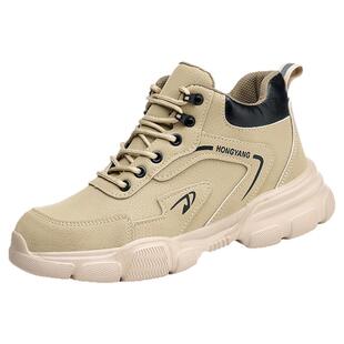 劳保鞋男超轻便软底四季通用钢包头防砸防刺穿工地高端安全工作鞋