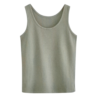 白色吊带背心女遮副乳宽肩带大码西装内搭打底衫夏季外穿无袖上衣