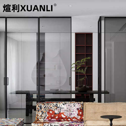 阳台厨房玻璃推拉门拉手把现代简约隔断门把手浴室玻璃门把手对装