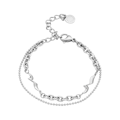 oammi情侣钛钢音符系列手链