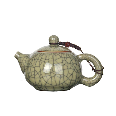 包邮青瓷西施壶紫砂壶哥窑冰裂