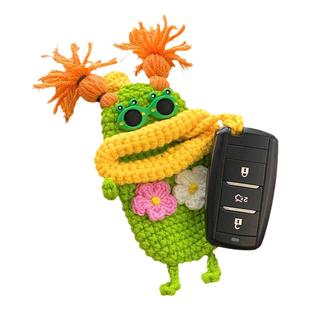 汽车钥匙套包女士专用针织新款适用于大众宝马奔驰本田钥匙套通用