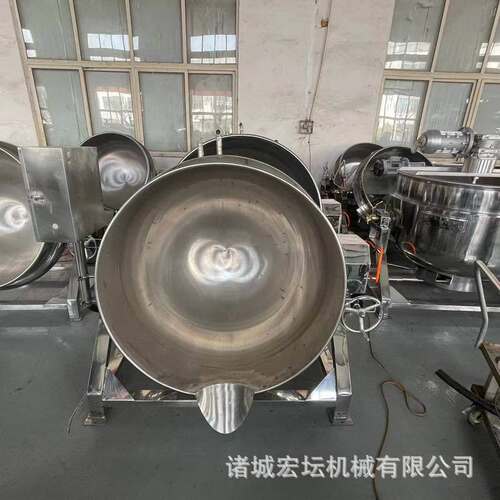 可倾式夹层锅 酱牛肉不锈钢卤煮锅熬汤锅 果酱熬制化糖夹层锅