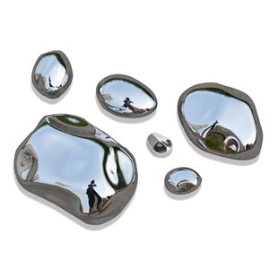 家居现代石头挂饰抽象装饰品壁饰挂饰工作室 创意背景墙墙上挂件