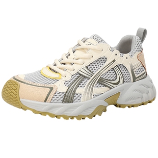 森达厚底增高老爹鞋女春秋季新款运动鞋休闲跑步鞋百搭好看不累脚