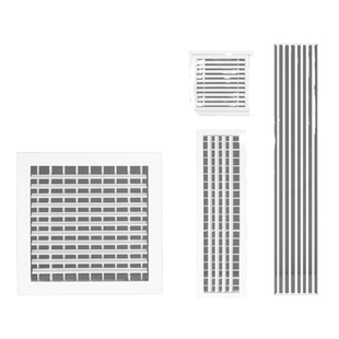 abs中央空调出风口格栅百叶窗面板罩窗送排通回风口定制新风系统