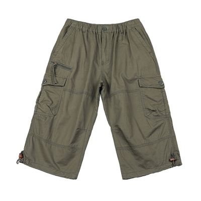 纯棉七分裤休闲裤短裤夏季宽松