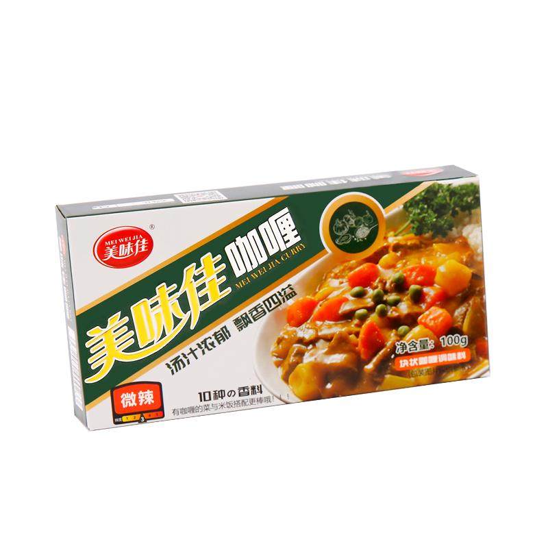 美味佳咖喱块100g微辣速食