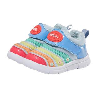 卡特兔毛毛虫运动鞋儿童鞋男童女童宝宝鞋子防滑棉鞋秋冬款机能鞋