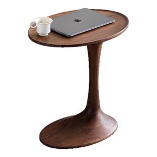 榫卯小户型床几全实木边几沙发边桌北美黑胡桃木小茶几卧室床头桌