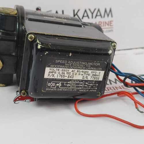WOODWARD GOVERNOR SPEED ADJUSTING MOTOR 77558 TYPE: SMM40 (F