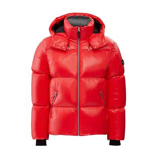 MACKAGE男士 KENT-Z 亮面短款可拆卸连帽羽绒服外套 秋冬新品