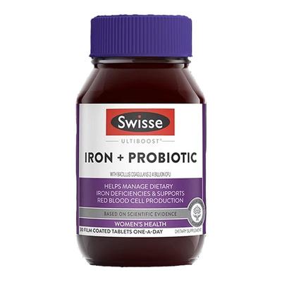 swisse斯维诗补铁益生菌贫血口臭补血孕妇女性成人专用官方正品