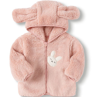 巴拉巴拉婴儿外套男女宝宝摇粒绒夹克衫加厚上衣冬装新款儿童童装