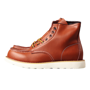 纯原外贸男鞋固特异美式复古875工装靴疯马皮马丁靴出口原单靴子