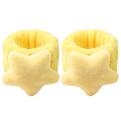 毛绒星星洗脸手腕带儿童洗漱袖套