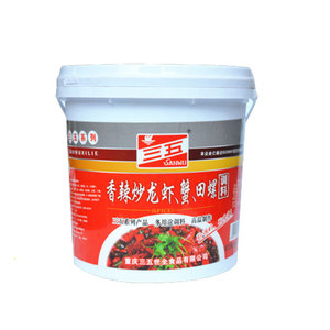 三五香辣蟹炒龙虾桶装调料