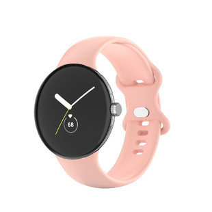 适用Google pixel watch2硅胶运动表带谷歌3/4代智能手表替换腕带