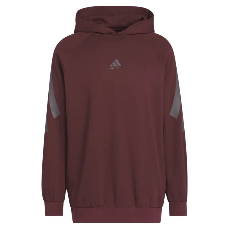 阿迪达斯(adidas)情侣款篮球运动连帽卫衣套头衫JD6139