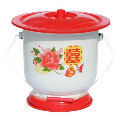 痰盂坐便器_优质加厚搪瓷痰盂成人家用卧室老人女士便盆尿桶成人