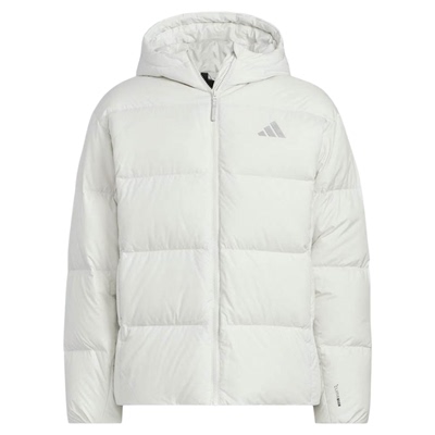 阿迪达斯男冬季连帽羽绒服外套
