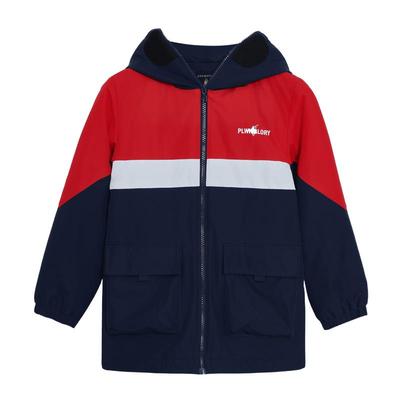 POLOWALK男童外套冲锋衣夹摇粒绒