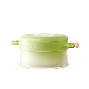 babycare宝宝辅食碗婴儿注水保温碗不锈钢恒温儿童吃饭喂水米糊碗