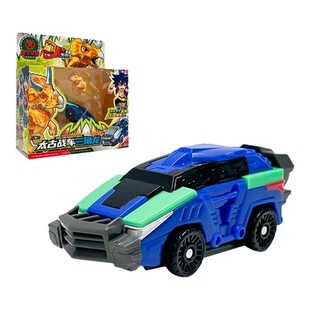 正版盟卡车神之龙兽觉醒萌卡太古战车三角龙霸王龙变形玩具蒙全套