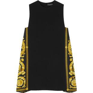 【季末优惠】VERSACE/范思哲 女士Barocco迷你连衣裙