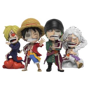 扭蛋MightyJaxx航海王半骨骼赏金系列明盒路飞索隆山治正版现货