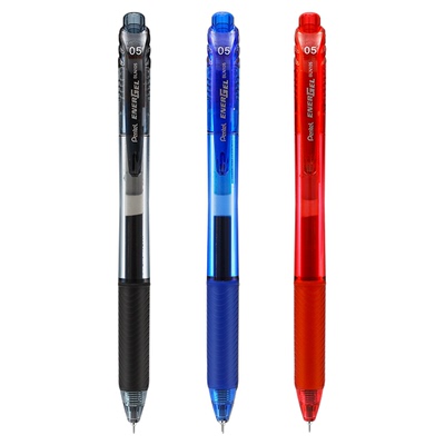 PENTEL派通速干中性笔黑色水笔