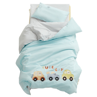 纯棉幼儿园被子三件套六件套儿童入园床品午睡专用宝宝被套被褥冬