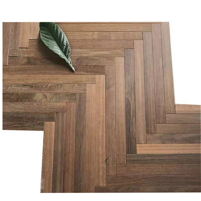 二手纯实木翻新铁柚木胡桃色极窄地板复古做旧工作室服装店地板