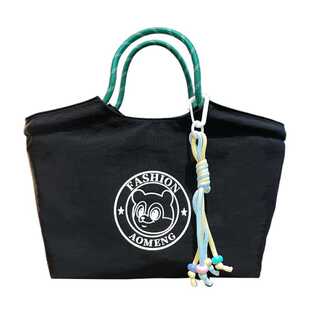 邦吉美网红饭盒袋子大容量保温男生防水防油便当包上班族帆布包