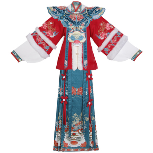 醉欢楼_舞狮年年 原创明制汉服女2025新款冬季加绒加厚马面裙古装