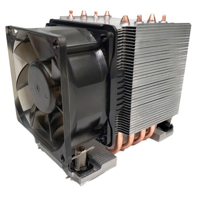 政久3U 4677针服务器散热器风冷CPU 4热管工控4500转风扇 S6